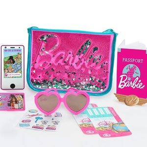 The Barbie Electronic Travel Set pretend play